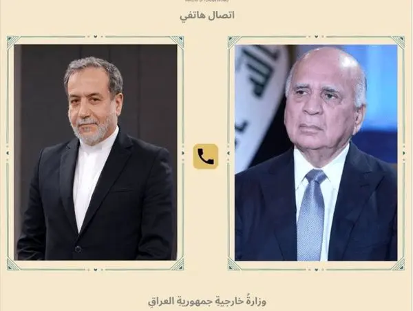 عراقچي،تلفني،مذاكرات،حسين،خارجه،عراق