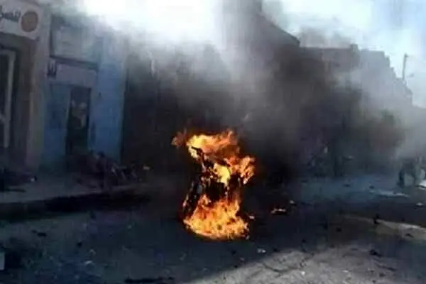انفجار یک موتورسیکلت بمب‌گذاری شده در شمال سوریه