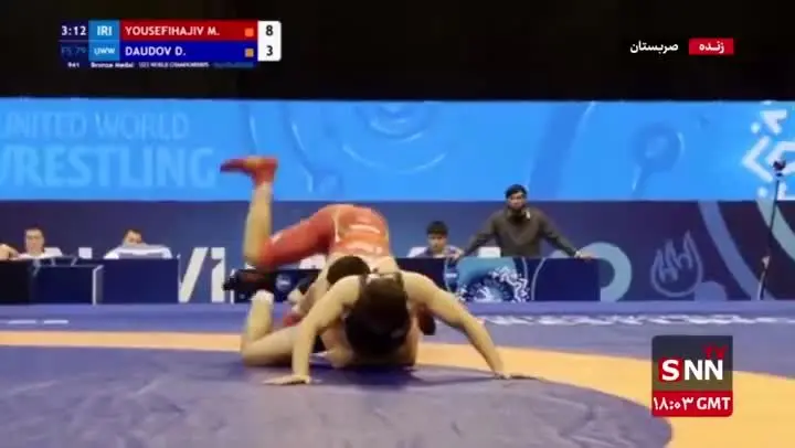 ببینید| مهدی یوسفی به مدال برنز دست یافت