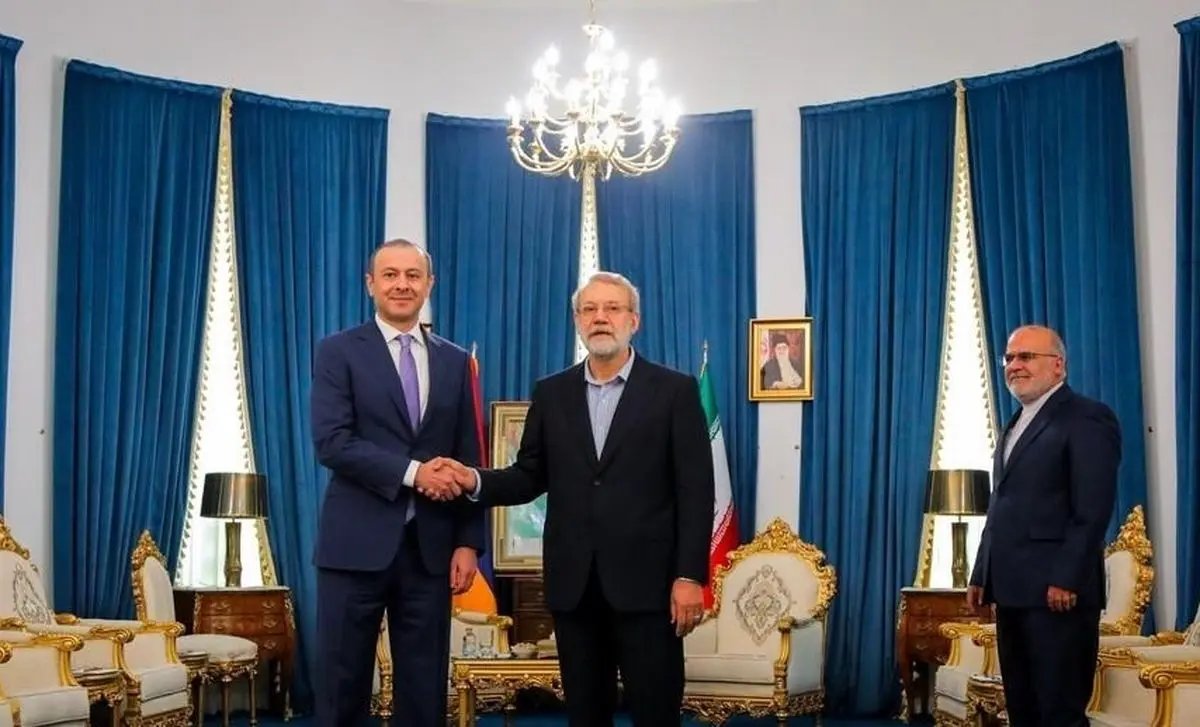 دیدار دبیر شورای امنیت ارمنستان با لاریجانی