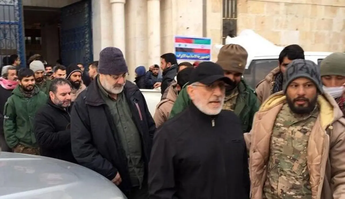سردار قاآنی در مناطق  زلزله‌زده سوریه حضور یافت