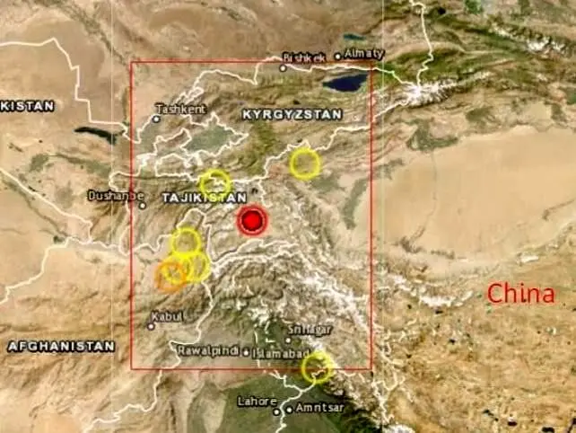 ویدئو | اولین تصاویر منتشر شده از شدت خسارات زلزله در تاجیکستان