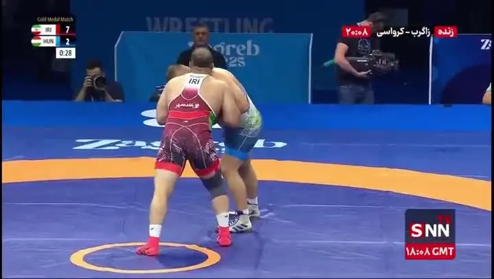 ببینید| تانک بختیاری در زاگرب طلایی شد