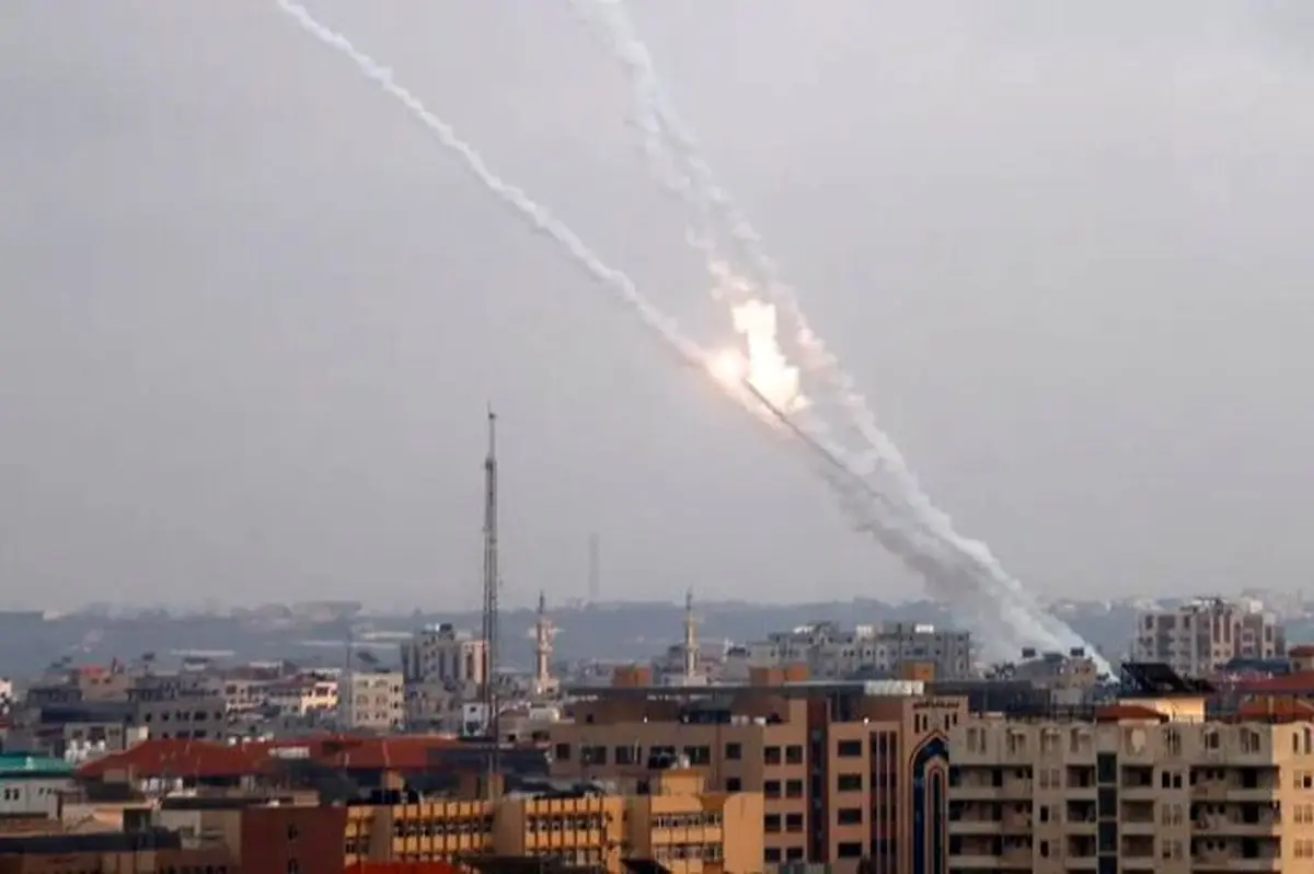 تل‌آویو زیر حملات موشکی حماس + ویدئو
