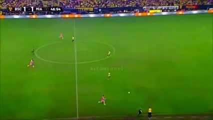 ببینید| گل و پاس گل مسی در بازی دوستانه