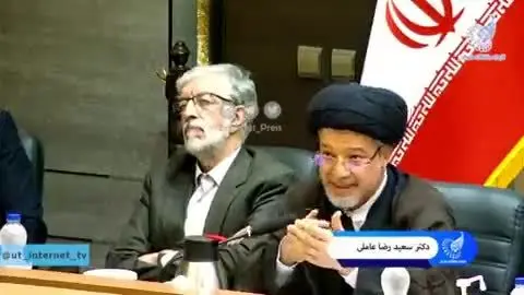 حلیم‌خوری حداد عادل سوژه شد+ ویدئو